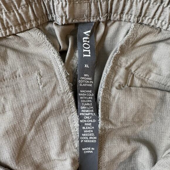 VUORI Vintage Ripstop Pants Womens XL Beige Active Relaxed Outdoors Preppy Beach - Picture 9 of 11